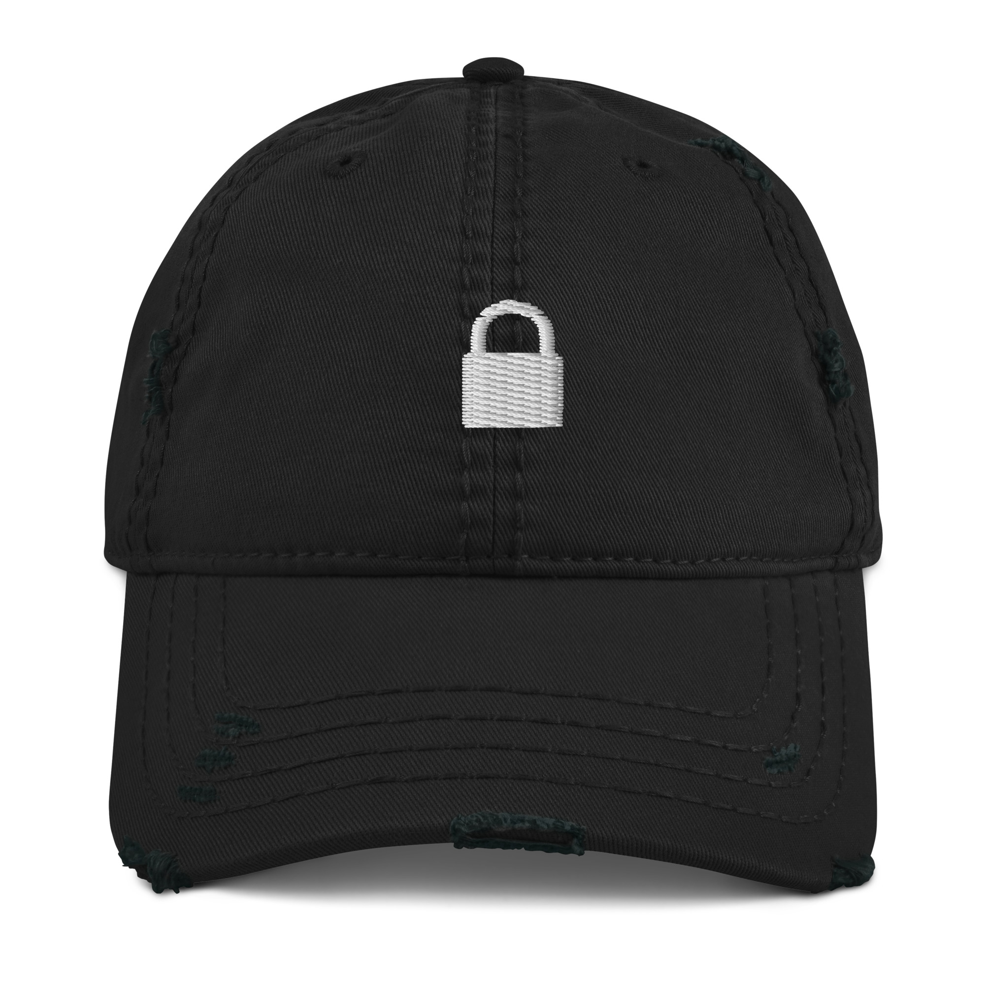 Lock City Clothes Distressed Dad Hat