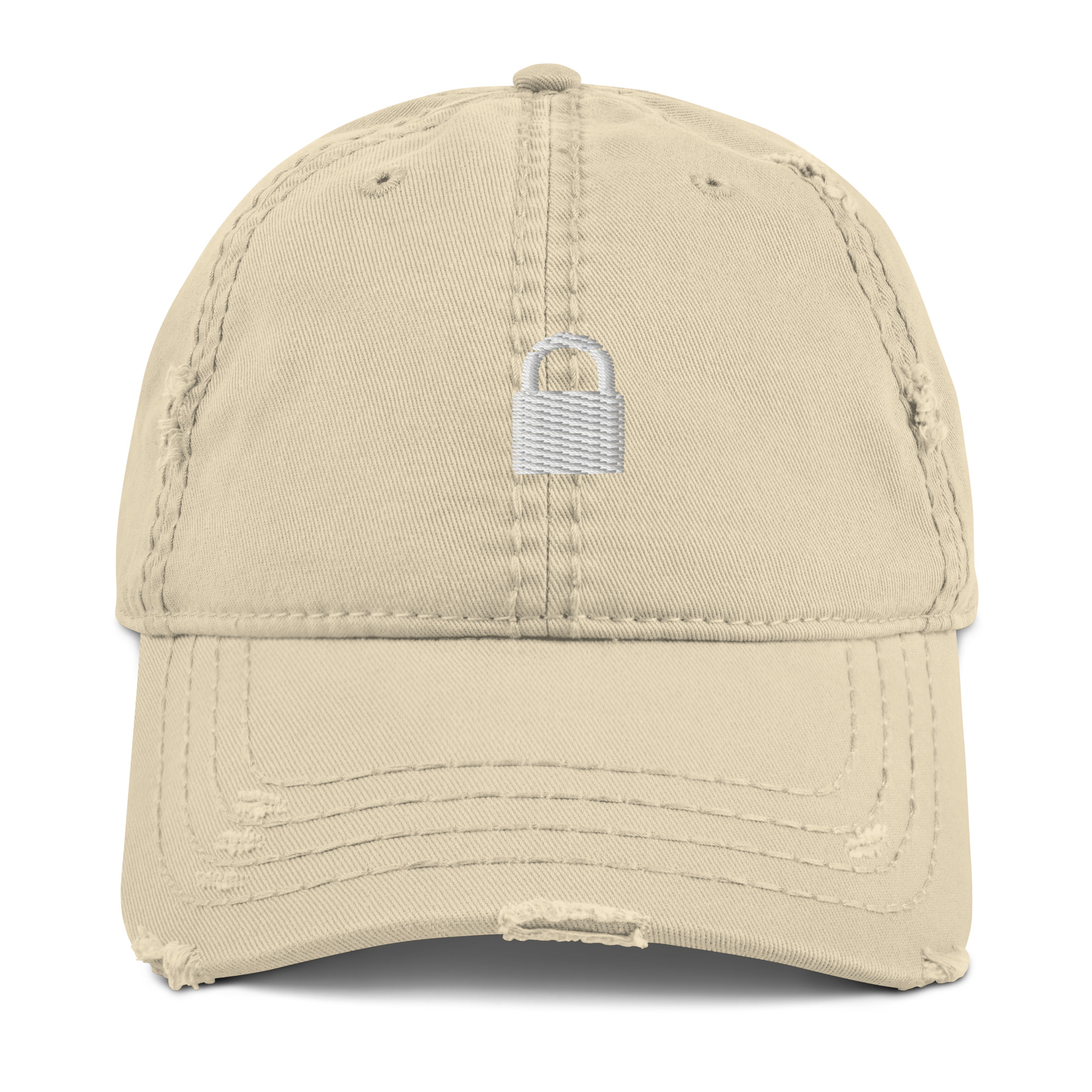 Lock City Clothes Distressed Dad Hat - Image 5