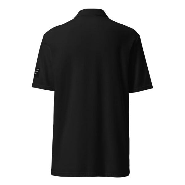Black LCC Unisex pique polo shirt - Image 2