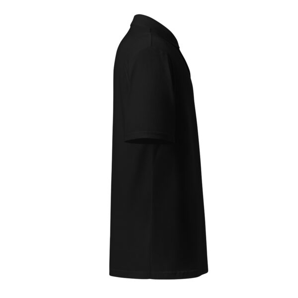 Black LCC Unisex pique polo shirt - Image 11