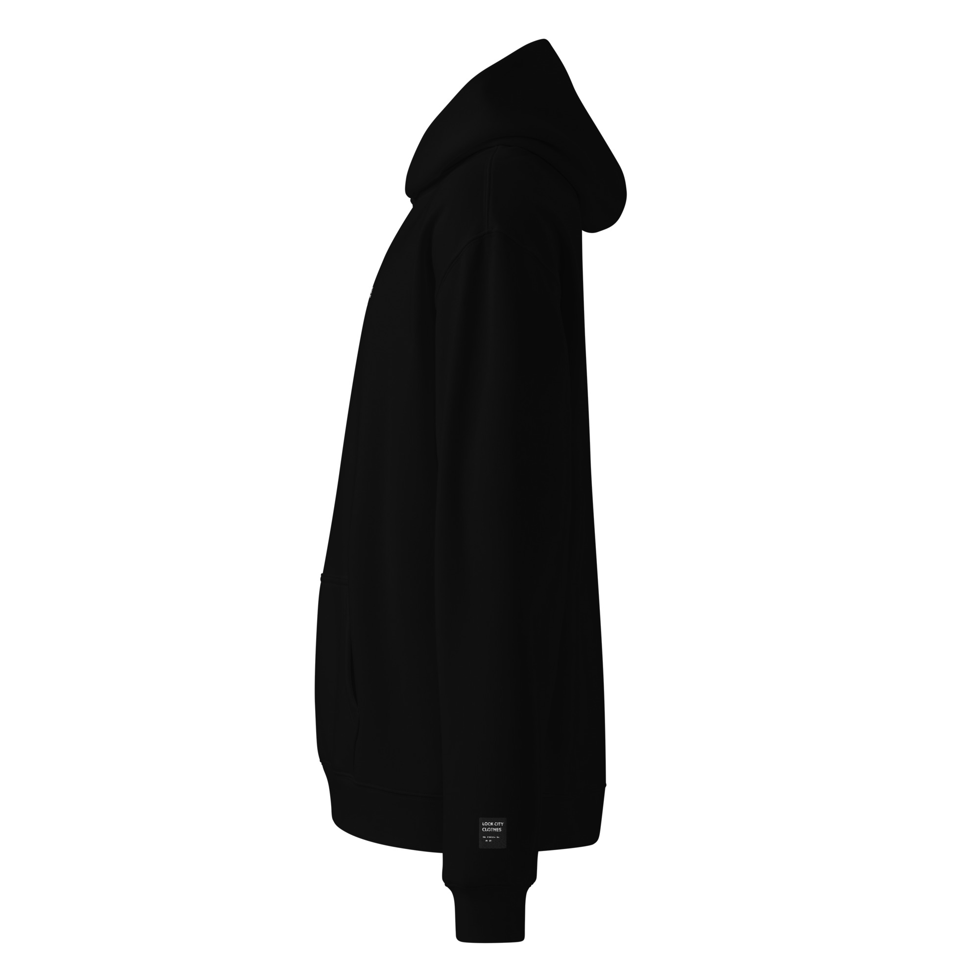 Micelios black Unisex oversized hoodie - Image 2