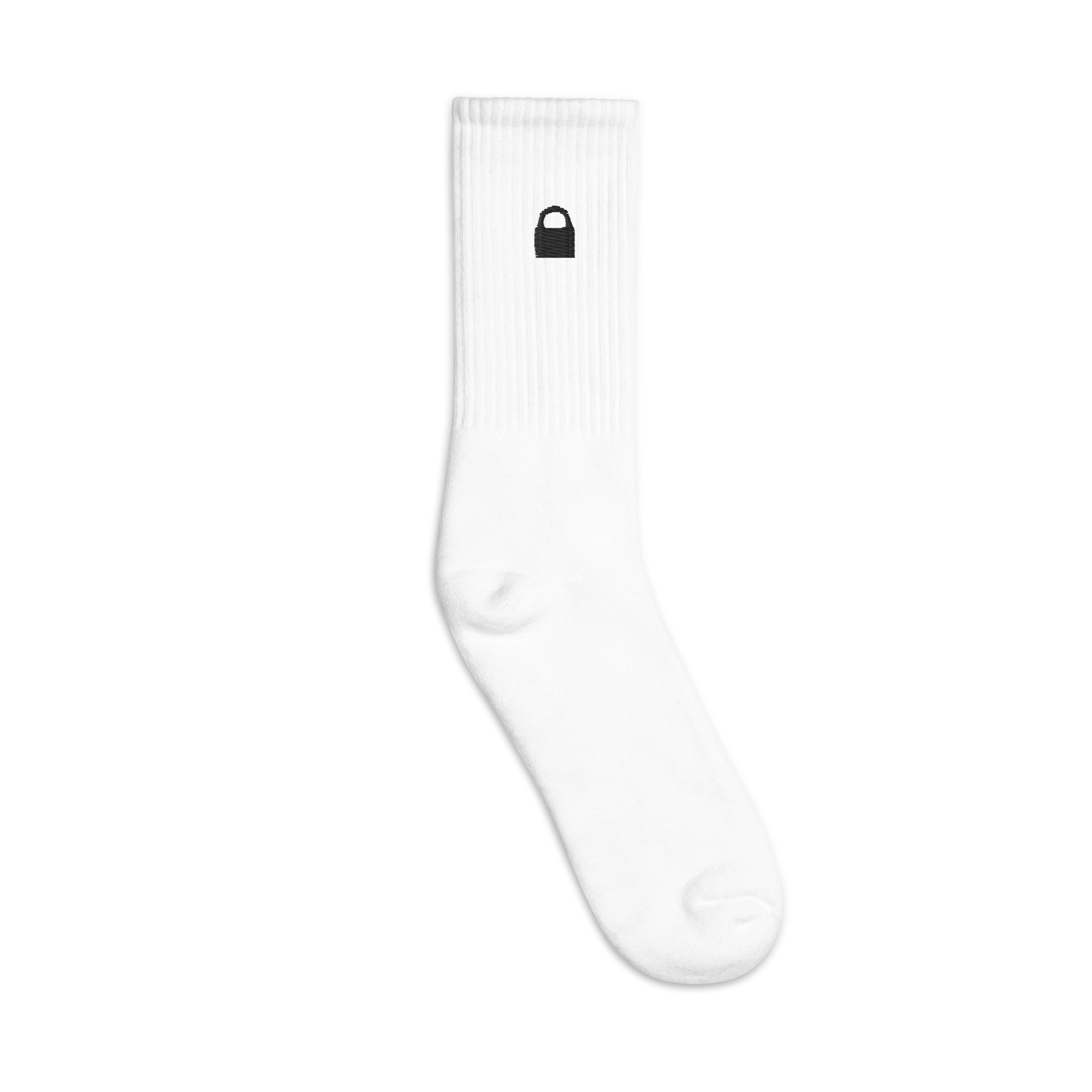 LCC white Embroidered socks - Image 2