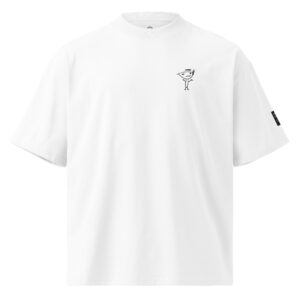 Creador Henry X LCC White Unisex organic oversized high neck t-shirt