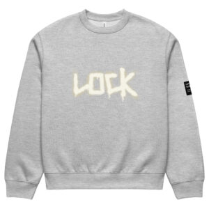 LOCK Oversized heavyweight sweatshirt