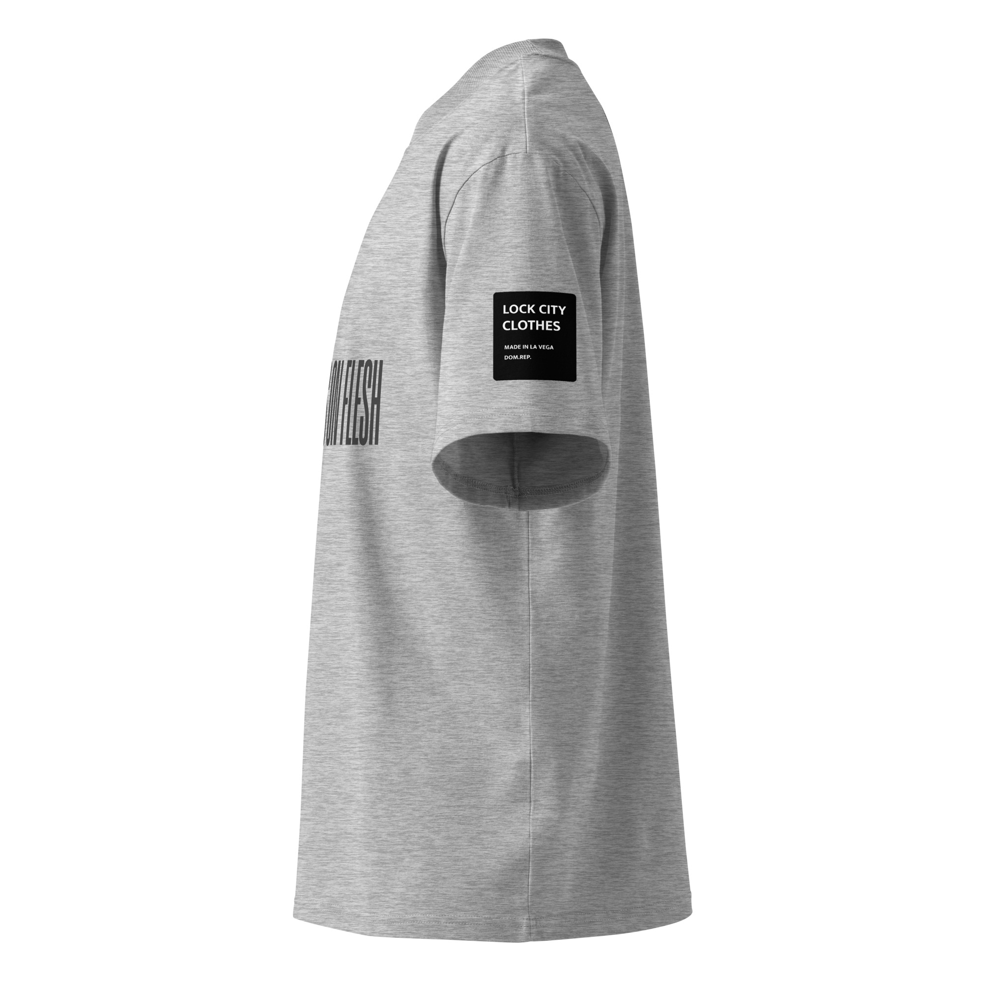 Greatness Unisex organic oversized high neck t-shirt - Image 4