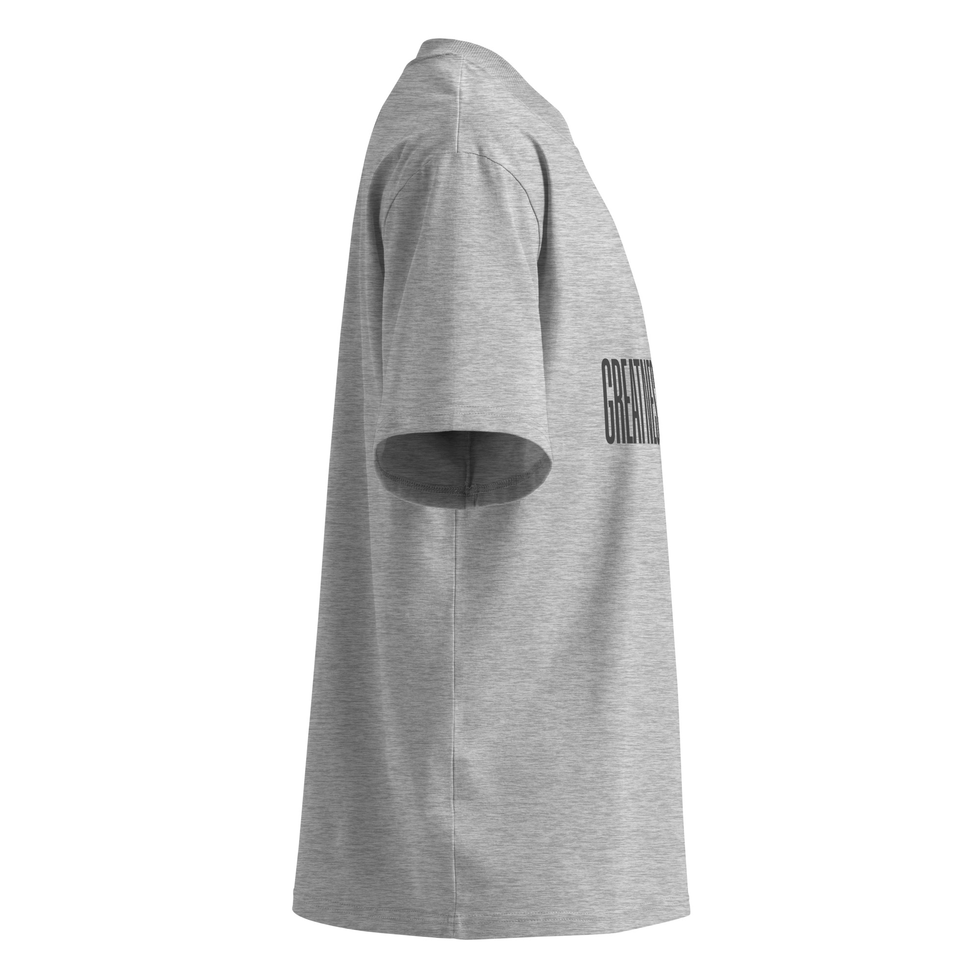 Greatness Unisex organic oversized high neck t-shirt - Image 3